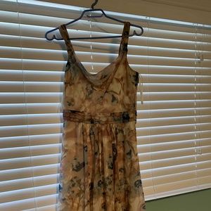 Floral pink/blue dress